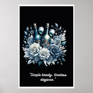 Poster "Jardin Gelé : Une Romance Vin Hiver"