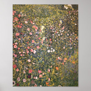 Poster Jardin Italien De Gustav Klimt