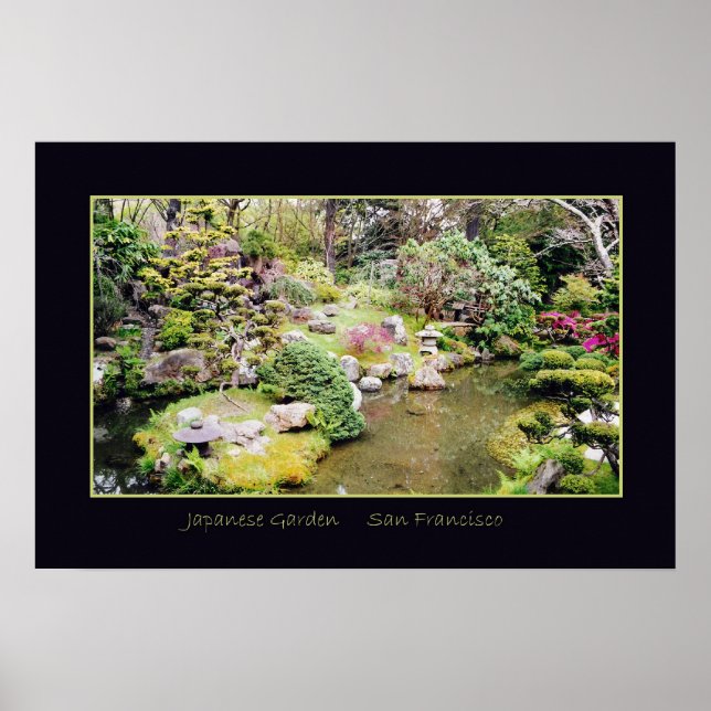 Poster Jardin japonais (Devant)