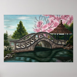 Poster jardin japonais