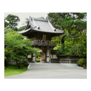 Poster Jardin japonais de thé à San Francisco