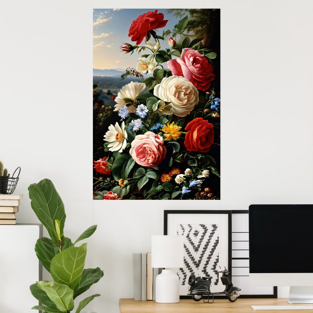 Poster Jardin lointain (Bureau à domicile)
