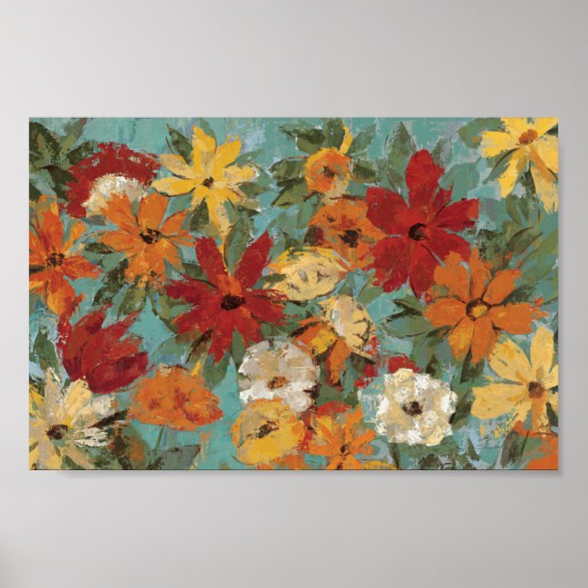 Poster Jardin lumineux et impressionnant (Devant)