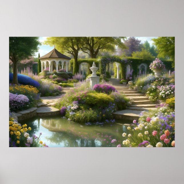 Poster Jardin secret de notre esprit (Devant)