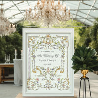 Jardin vintage | Accueil Mariage Luxe coloré