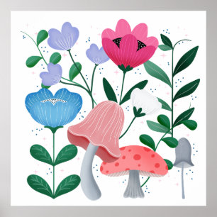 Poster Jardin Whimsical