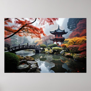 Poster Jardin zen Nature paisible
