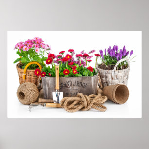 Poster Jardinage Photographie Art - SRF
