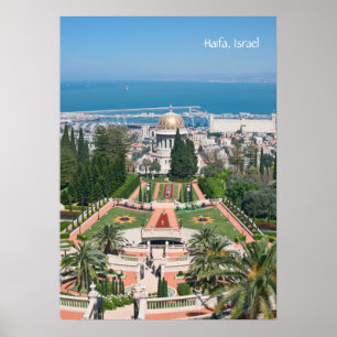 Poster Jardins de Bahá'í de Haïfa