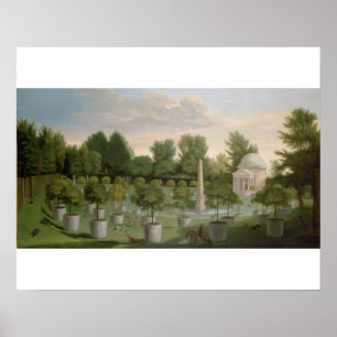 Poster Jardins de Chambre de Chiswick (huile sur la