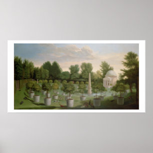 Poster Jardins de Chambre de Chiswick (huile sur la