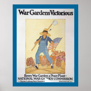 Poster Jardins de guerre victorieux
