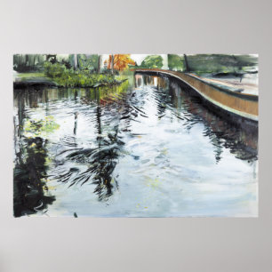 Poster Jardins de Kew de passage couvert et d'ondulations