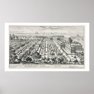 Poster Jardins du Quirinale, de 'Li Giardini di Rom