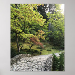 Poster Jardins japonais élégants, Seattle WA Photo imprim