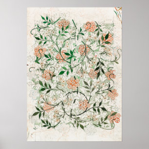Poster Jasmine célèbre de William Morris (1834-1896)