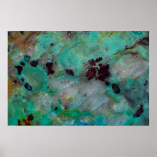 Poster Jasper bleu chrysocolla