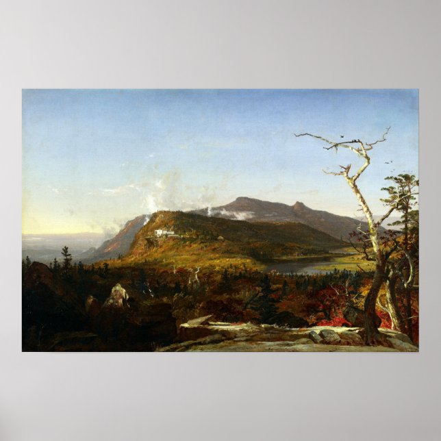 Poster Jasper Francis Cropsey Catskill Mountain House (Devant)