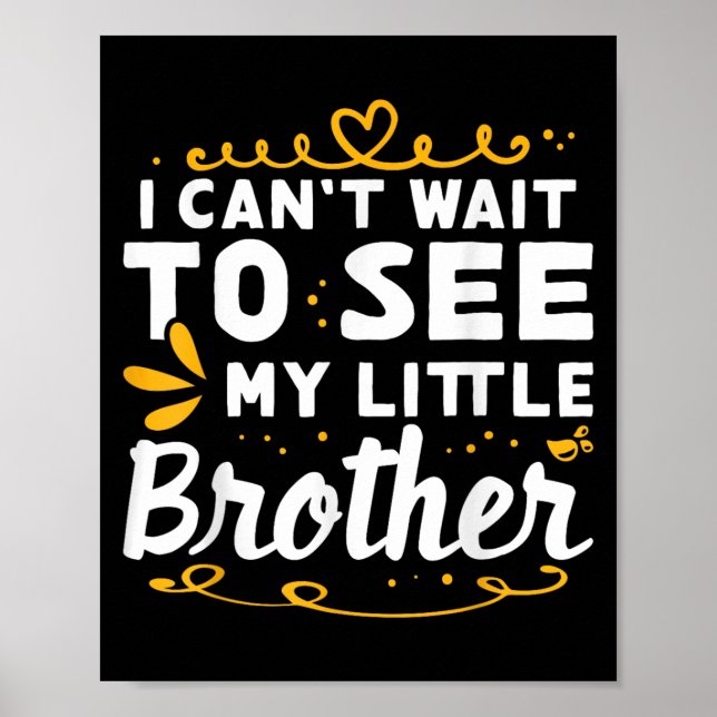 Poster J'attends de voir Little Brother Design pour (Devant)