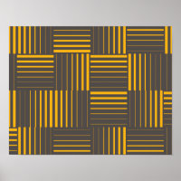 Jaune, cool, unique, tendance, lignes modernes