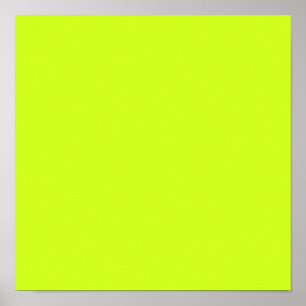 Poster Jaune de chaux (couleur solide)