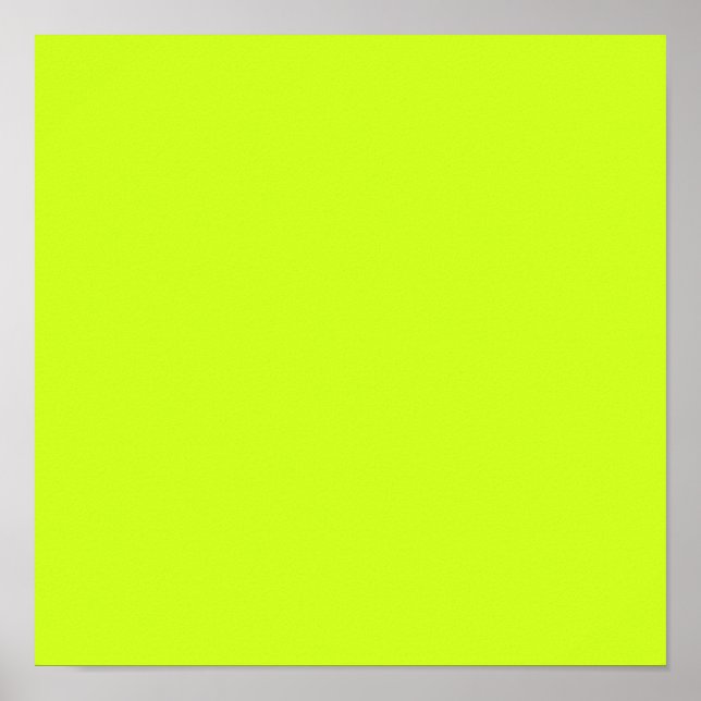 Poster Jaune de chaux (couleur solide) (Devant)