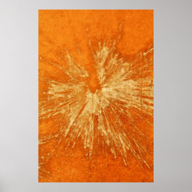 Poster Jaune sur Orange Painball (Devant)