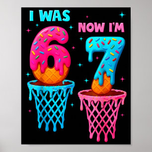 Poster J'avais 6 ans maintenant j'ai 7 ans drôle 67 mème