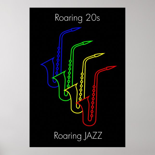 Poster JAZZ - Années folles - Années folles JAZZ (Devant)