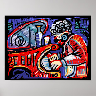 Poster *Jazz coloré*