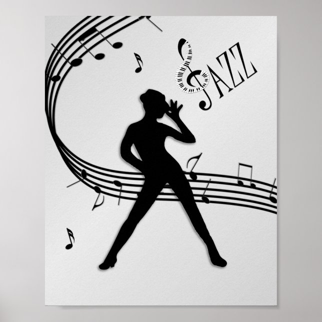 Poster Jazz Dance Silver (Devant)