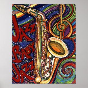 Poster Jazz de bébé de jazz