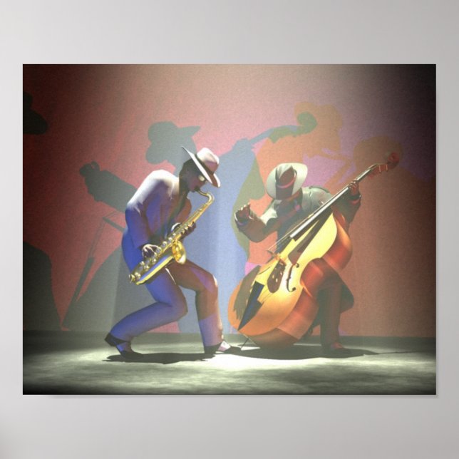 Poster Jazz duel (Devant)