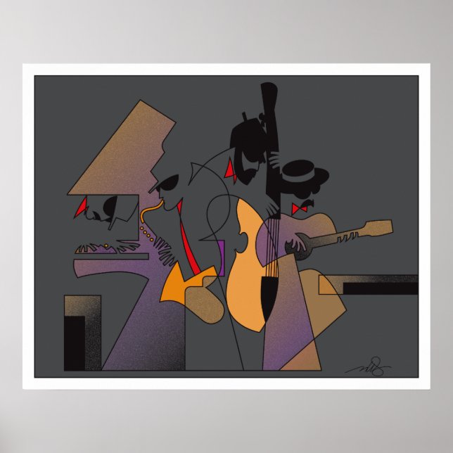 Poster Jazz et nuits (Devant)