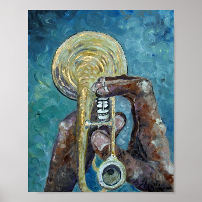 Poster Jazz Horn (Devant)