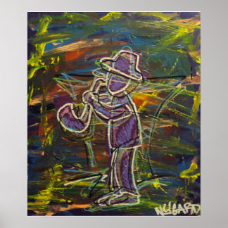 Poster Jazz Man