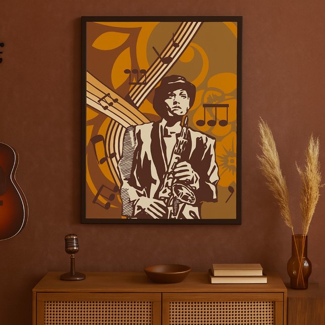 Poster Jazz Musician (Créateur téléchargé)