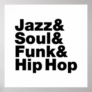 Poster Jazz & Soul & Funk & Hip hop