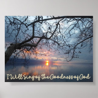 Poster Je chanterai la bonté de Dieu