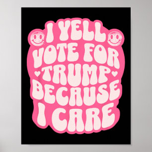 Poster Je choisis le délinquant drôle Trump patriote répu
