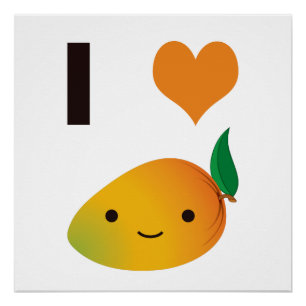 Poster Je coeur Mango