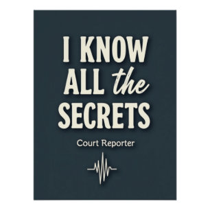 Poster Je connais tous les secrets — Greffier
