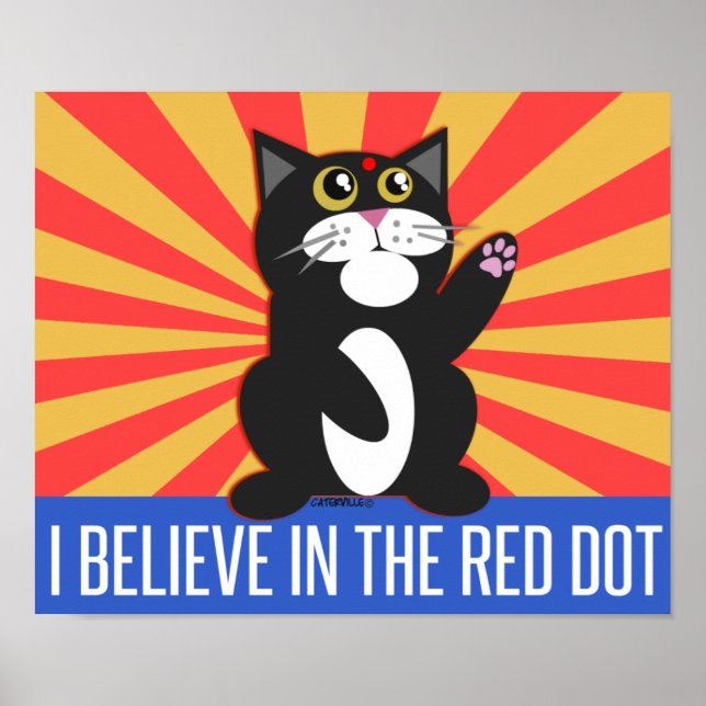 Poster Je crois le chat (Devant)