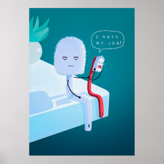 Poster Je déteste Mon Travail