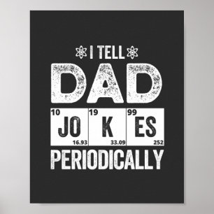 Poster Je Dis À Papa Des Blagues Périodiquement
