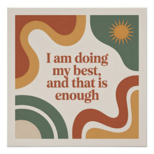 Poster Je fais de mon mieux, et cela suffit