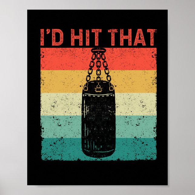 Poster Je frapperais le fan de l'entraîneur de boxe (Devant)