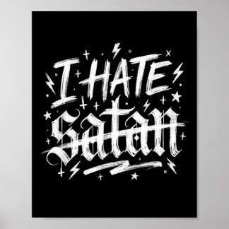 Poster Je hais Satan