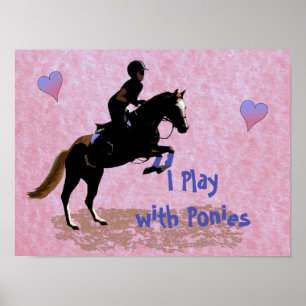Poster Je joue avec Ponies