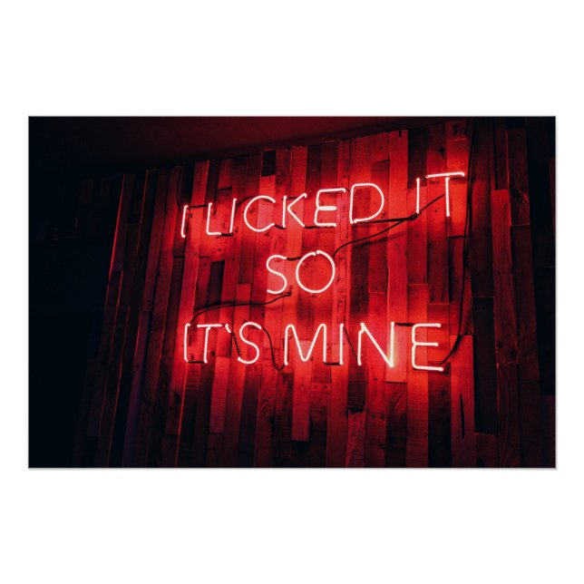 Poster Je L'Ai Laissée Comme Sa Mine (Devant)